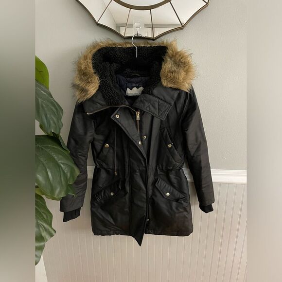 J. Crew Perfect Winter Parker Waterproof Primaloft Women's Size XS Petite Black - Picture 2 of 12